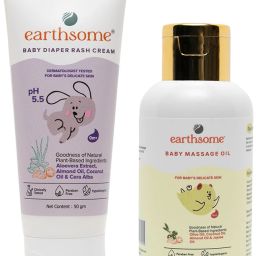Baby Care Combo | Diaper Rash Cream (50g) + Massage Oil (100ml)-3