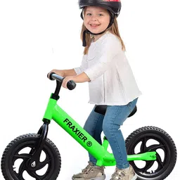 Balance Bike For 2-5 Years Old Kids No Pedal With Adjustable Seat Height 12 T (inch) Recreation Cycle-image-14