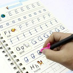 Handwriting Magic Copybook (4 BOOK+ 10 REFILL+ 1 pen +1 Grip) for kids-17