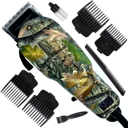 MOG Professional Salon approved Electric Razor Corded Waterproof Beard Mustache Trimmer Powerful 9W Hair Clipper Shaver Cutter Cleaner Grooming Kit DFX Fully Waterproof Grooming Kit 0 min Runtime 4 Length Settings-image-81
