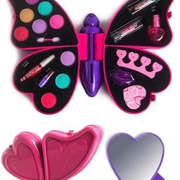 vikrida Butterfly Shape Cosmetics Makeup Kits, Portable, Washable, Non Toxic-picture-28