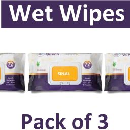 Pack of 3 Wet Wipes (72 leaf each) Wipes With Protect Sensitive Skin WIP52.1-image-72