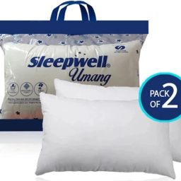 Microfibre Solid Sleeping Pillow Pack of 2-image-97