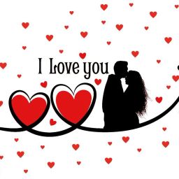 51 cm I love you Self Adhesive Sticker-image-39