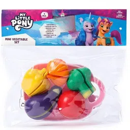 striders My Little Pony Mini Vegetable Play Set 7 Piece Toy Kit for Play & Learning-picture-3