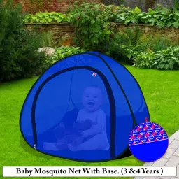 Polyester Kids Washable Polyester Dark Biue & Black Patti Washable Kids Baby Mosquito Net Mosquito Net-12