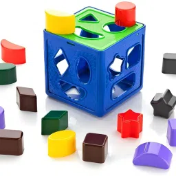 Shape Sorting Cube With 18 Shape And Different Color - Kids Activity Toys-image-38