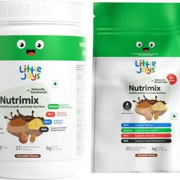 little joys Nutrimix for Kids 2-6 Yrs With Refill Pouch | Chocolate Flavour| Better Immunity-picture-17