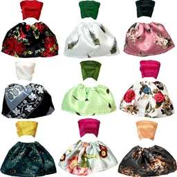 mini gifts 9 Pcs Skirt Top Doll Dress Set, Handmade Colorful Clothes for 28-30 CM Dolls-picture-1