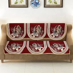 Polycotton Floral 3 Seater Sofa Cover-image-6