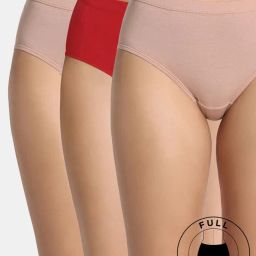 Pack of 3 Women Hipster Multicolor Panty-image-34