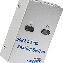 RuhZa 3 in 1,2 Ports Auto Printer Sharing Switch, USB Sharing Switcher.-17