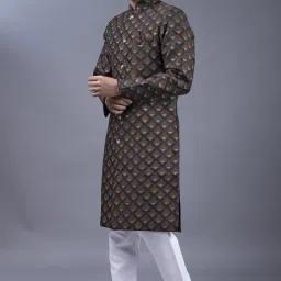 XEPON Self Design, Checkered Sherwani image 4