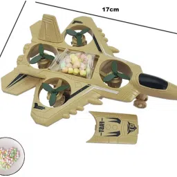 toy tail Diecast Military Fighter Jet| Airplane, Warplane with Rotating Fan| Random Color image 2