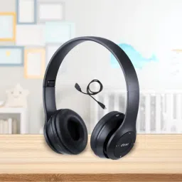Bluetooth Gaming Headset with High-Definition Audio and Adjustable Mic Arm Bluetooth & Wired Headset-image-87