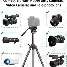 Prolite Tripod VCT 880 Plus (72 inch | Payload Upto 6.5 kg) with Fluid Video Head | for Professional Video Capture Tripod image 4