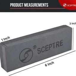 sceptre Combination Sharpening Stone with Fine, Coarse Grit Ideal for Honing Knives Knife Sharpening Stone image 2