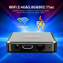 ROCKTECH X98Q Mini Pc Box with Amlogic S905W2 Quad core Processor - 4K UHD Video - Android v4.4 (KitKat), NITEL, AMLOGIC S905W2, 2 GB DDR3, 16 GB 10 Mini PC image 2
