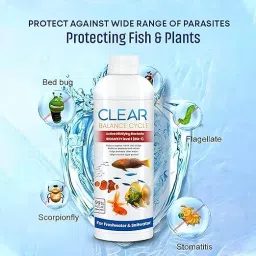 Aquarium Water Purifier Liquid – Removes Cloudiness & Clears Algae 200ml Solvent Aquarium Cleaner-image-4