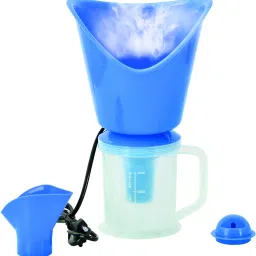 RCSP VAPORIZER ALL IN ONE STEAM INHALER 3 in 1 Vaporizer/Steamer for cough and cold steam nose inhaler and facial vaporizer blue Vaporizer-0