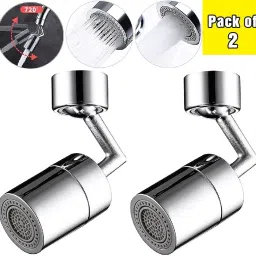 2 PCS Faucet Sprayer Head Anti-Splash 4-Layer Net Filter Aerator Foam Flow Tap Mount Water Filter-image-25