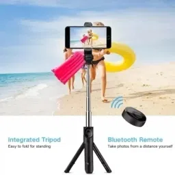 Infinite Digital Bluetooth Selfie Stick with Wireless Remote And Extended Tripod Stand Bluetooth Selfie Stick-0