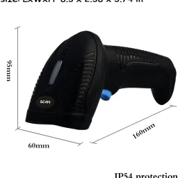 fotokina CQH10 1D Scanning to read a variety of barcode types, including 1D barcodes Laser Barcode Scanner image 2