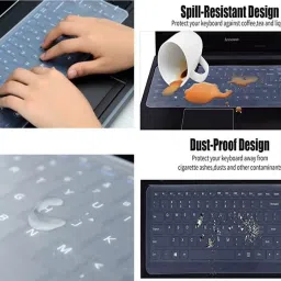 ANJO 4 in 1 Combo 14 Inch Laptop Screen Guard, Key Guard, Sleeve & Mouse Pad Combo Set image 3