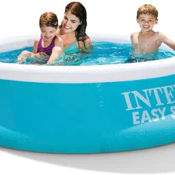 6 Ft x 20 In Easy Set Inflatable Family Swimming Pool Inflatable Swimming Pool-19