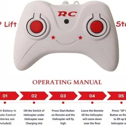robochamp RC Helicopter with Hand Gravity Sensor, Flying Toy with 3D Light & Safety Sensor image 5