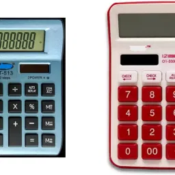 A Superb Calculator Combo of 513Blue And 333Maroon With Soft Keys Basic Calculator-picture-0
