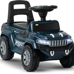 Baby Ride on Car for Kids, Push Ride on Jeep with Music, LED Light & Backrest Rideons & Wagons Non Battery Operated Ride On-image-31