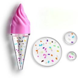 Ice Cream Lip Gloss – Long Lasting High Shine Transparent Moisturizing Gloss-image-56