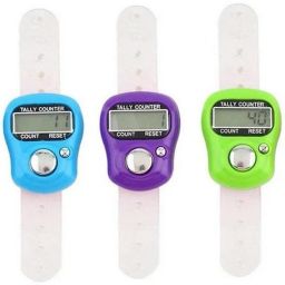 Finger Digital Electronic Tally Counter, Head Count Multicolor 3pcs Digital Tally Counter-20