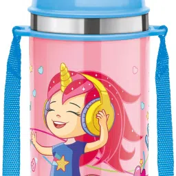 Kool Stunner 400 Insulated School Kids Bottle with Inner Steel, 404 ml Bottle-27
