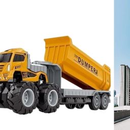 Dumper Truck Toys with Friction Toy for Kids-image-20