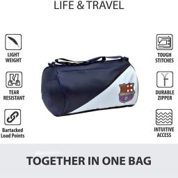 20 L Gym Duffel Bag - Duffel Bag || Gym Bag || Shoulder Gym Bag || Fitness Kit - Blue-image-38
