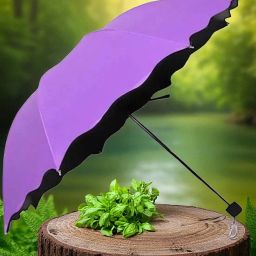 Travel Compact Magic Umbrella 3 Fold Umbrella for Girls, Women_9196 Umbrella-image-119