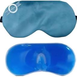 Pain Relief Cooling Gel Relaxing Eye Sleep Mask for Dark Circles | Sky Blue-GL-19