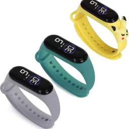 HYPERLEX 3 COMBO Stylish Digital LED Bracelet Band Wrist Watch for Kids, Boys & Men-image-94