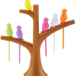 Disposable Plastic Fruit Fork-18