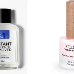 Colorbar Vegan Nail Lacquer-Candy Pink-021 + BH remover-45