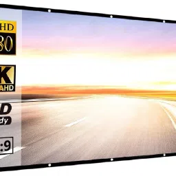 Moiz Eyelet Foldable Projector Screen 4:3 Aspect Ratio Design-09 Projector Screen (Width 183 cm x 122 cm Height)-17