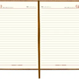 abstract collection Designer With Closer Band Pen Holder A5 Notebook Single Rule 200 Pages image 5