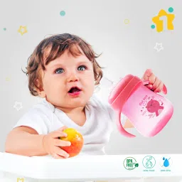 1st step Matte Collection BPA Free Soft Spout Sipper With Twin Handles for Easy Grip image 2