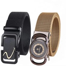 Men Casual Multicolor Nylon Belt-image-32