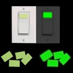 iktu Radium Glow-in-The-Dark Luminous Photoluminescent/Luminescent Emergency roll Safety Egress Markers Stairs, Walls, Steps, exit Sign (24mm x 5 Meter) 24 mm x 5 m Green Reflective Tape image 5