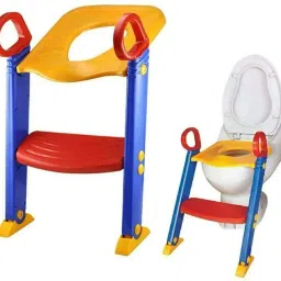 Potty Toilet Seat with Step Stool ladder, Trainer for Kids Toddlers W/Handles Potty Seat-8