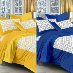 210 TC Cotton Double Printed Flat Bedsheet-image-56
