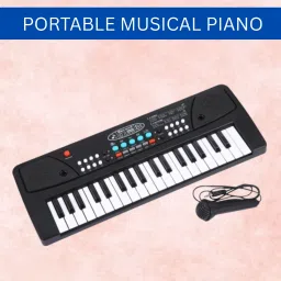 (Piano Keyboard) with Mic/37 Keys 8Rhythms, 8Tones, Portable Electronic ToyE478 (Piano Keyboard) with Mic/37 Keys 8Rhythms, 8Tones, Portable Electronic ToyE478 Analog Portable Keyboard-14